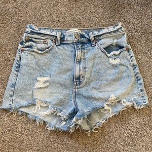 Curve Love High Rise Mom Shorts